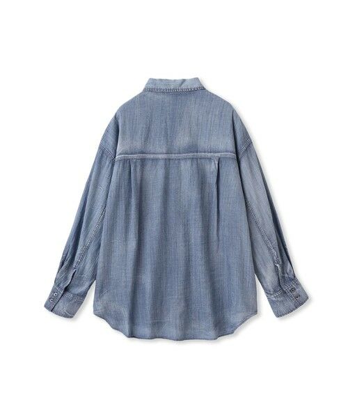 Droite lautreamont / ドロワットロートレアモン シャツ・ブラウス | シアーデニムシャツ≪洗濯機で洗える≫ | 詳細15
