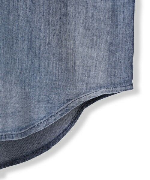 Droite lautreamont / ドロワットロートレアモン シャツ・ブラウス | シアーデニムシャツ≪洗濯機で洗える≫ | 詳細18