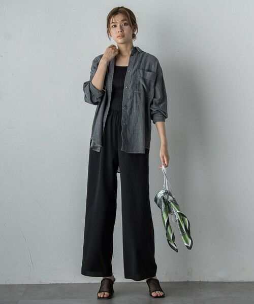 Droite lautreamont / ドロワットロートレアモン シャツ・ブラウス | シアーデニムシャツ≪洗濯機で洗える≫ | 詳細20