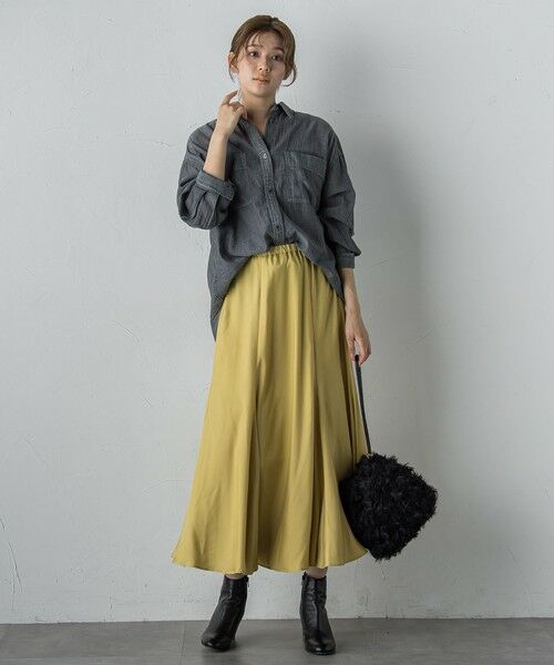 Droite lautreamont / ドロワットロートレアモン シャツ・ブラウス | シアーデニムシャツ≪洗濯機で洗える≫ | 詳細26