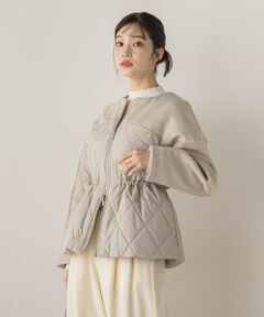 Droite lautreamont / ドロワットロートレアモン テーラードジャケット | ダンボール×キルティングジャケット