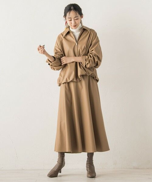 Droite lautreamont / ドロワットロートレアモン テーラードジャケット | レザーライクブルゾン≪洗濯機で洗える≫ | 詳細14