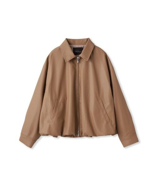 Droite lautreamont / ドロワットロートレアモン テーラードジャケット | レザーライクブルゾン≪洗濯機で洗える≫ | 詳細16