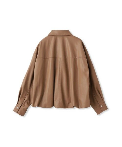 Droite lautreamont / ドロワットロートレアモン テーラードジャケット | レザーライクブルゾン≪洗濯機で洗える≫ | 詳細17