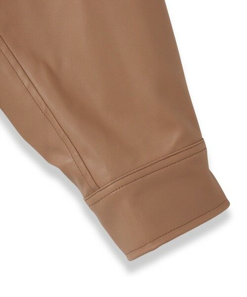 Droite lautreamont / ドロワットロートレアモン テーラードジャケット | レザーライクブルゾン≪洗濯機で洗える≫ | 詳細19