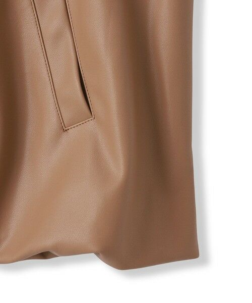 Droite lautreamont / ドロワットロートレアモン テーラードジャケット | レザーライクブルゾン≪洗濯機で洗える≫ | 詳細20