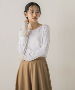 Droite lautreamont / ドロワットロートレアモン カットソー | シアー天竺カットソー≪洗濯機で洗える≫