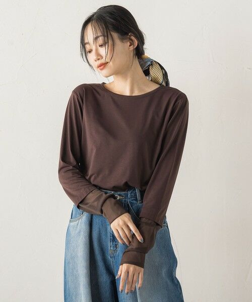 Droite lautreamont / ドロワットロートレアモン カットソー | シアー天竺カットソー≪洗濯機で洗える≫ | 詳細18