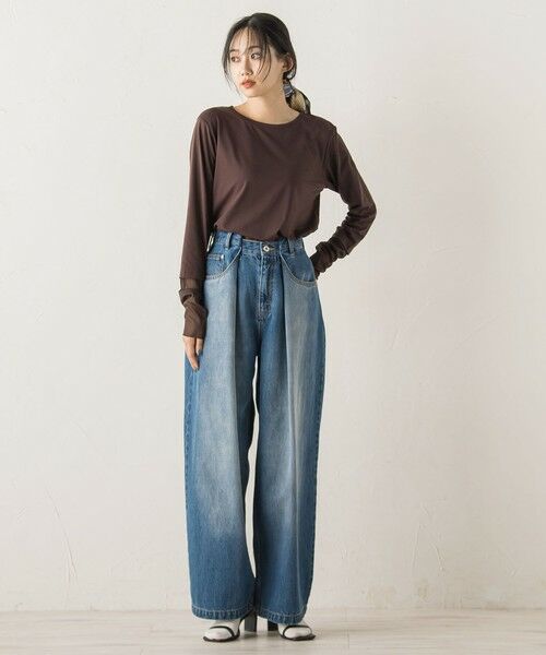 Droite lautreamont / ドロワットロートレアモン カットソー | シアー天竺カットソー≪洗濯機で洗える≫ | 詳細14