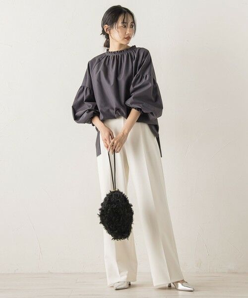 Droite lautreamont / ドロワットロートレアモン その他パンツ | 【新色追加】両面起毛ストレッチパンツ≪洗濯機で洗える≫ | 詳細3