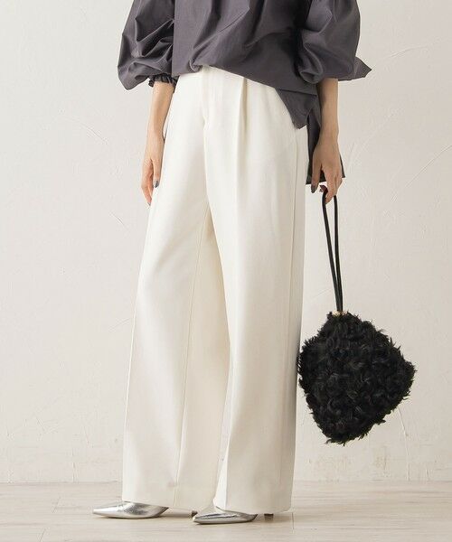 Droite lautreamont / ドロワットロートレアモン その他パンツ | 【新色追加】両面起毛ストレッチパンツ≪洗濯機で洗える≫ | 詳細5