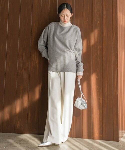 Droite lautreamont / ドロワットロートレアモン その他パンツ | 【新色追加】両面起毛ストレッチパンツ≪洗濯機で洗える≫ | 詳細2