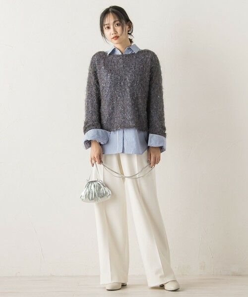 Droite lautreamont / ドロワットロートレアモン その他パンツ | 【新色追加】両面起毛ストレッチパンツ≪洗濯機で洗える≫ | 詳細7