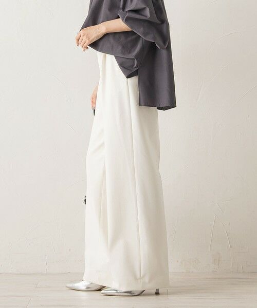 Droite lautreamont / ドロワットロートレアモン その他パンツ | 【新色追加】両面起毛ストレッチパンツ≪洗濯機で洗える≫ | 詳細8