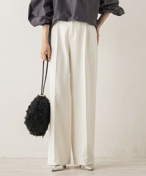 Droite lautreamont / ドロワットロートレアモン その他パンツ | 【新色追加】両面起毛ストレッチパンツ≪洗濯機で洗える≫ | 詳細9