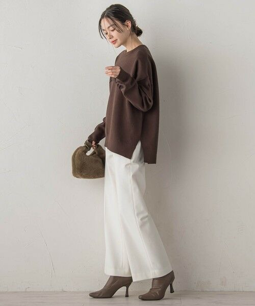 Droite lautreamont / ドロワットロートレアモン その他パンツ | 【新色追加】両面起毛ストレッチパンツ≪洗濯機で洗える≫ | 詳細17