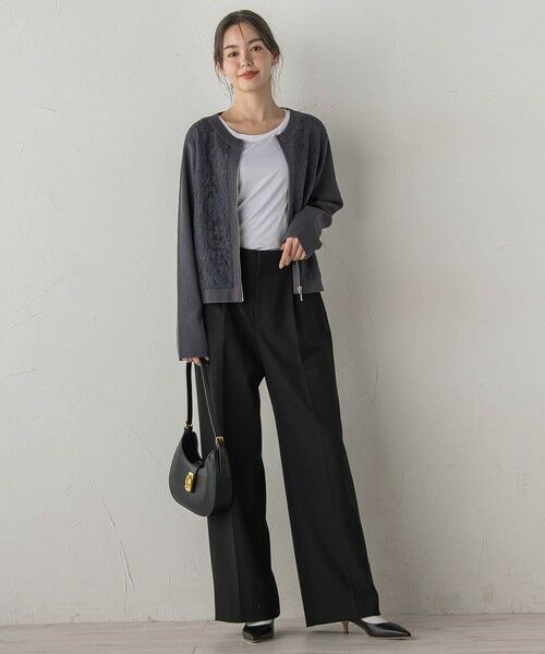 Droite lautreamont / ドロワットロートレアモン その他パンツ | 【新色追加】両面起毛ストレッチパンツ≪洗濯機で洗える≫ | 詳細22