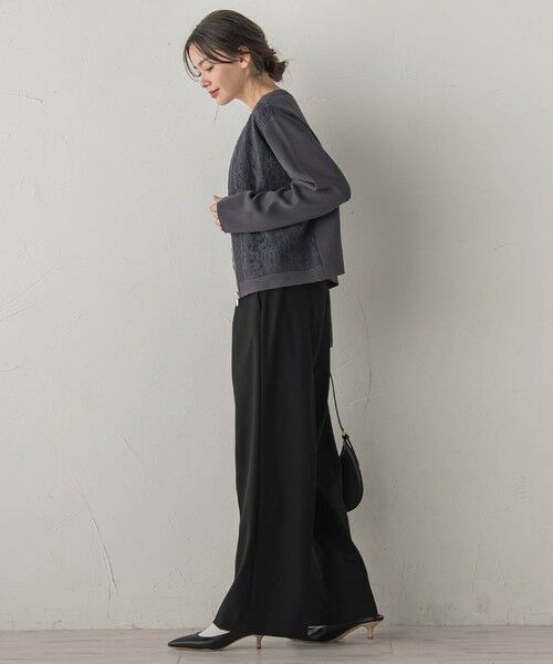 Droite lautreamont / ドロワットロートレアモン その他パンツ | 【新色追加】両面起毛ストレッチパンツ≪洗濯機で洗える≫ | 詳細23