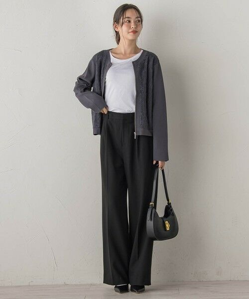 Droite lautreamont / ドロワットロートレアモン その他パンツ | 【新色追加】両面起毛ストレッチパンツ≪洗濯機で洗える≫ | 詳細25