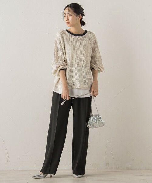 Droite lautreamont / ドロワットロートレアモン その他パンツ | 【新色追加】両面起毛ストレッチパンツ≪洗濯機で洗える≫ | 詳細26