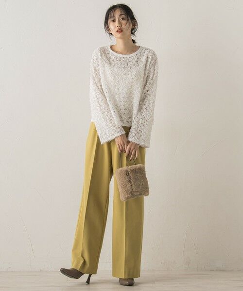 Droite lautreamont / ドロワットロートレアモン その他パンツ | 【新色追加】両面起毛ストレッチパンツ≪洗濯機で洗える≫ | 詳細26