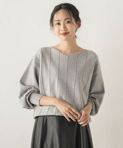 Droite lautreamont / ドロワットロートレアモン ニット・セーター | ラメドルマンVネックニット≪手洗い可能≫