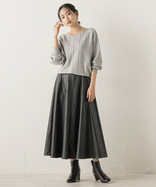 Droite lautreamont / ドロワットロートレアモン ニット・セーター | 【新色追加】ラメドルマンVネックニット≪手洗い可能≫ | 詳細18