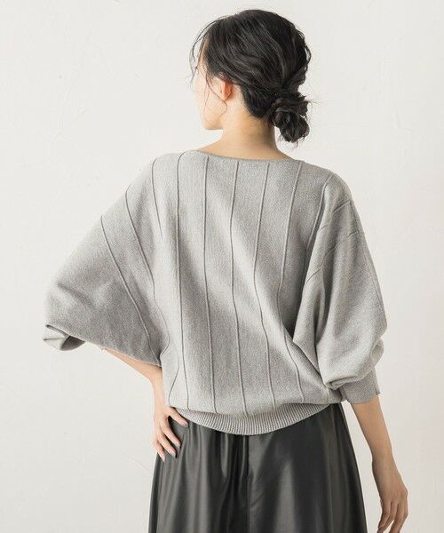 Droite lautreamont / ドロワットロートレアモン ニット・セーター | 【新色追加】ラメドルマンVネックニット≪手洗い可能≫ | 詳細23