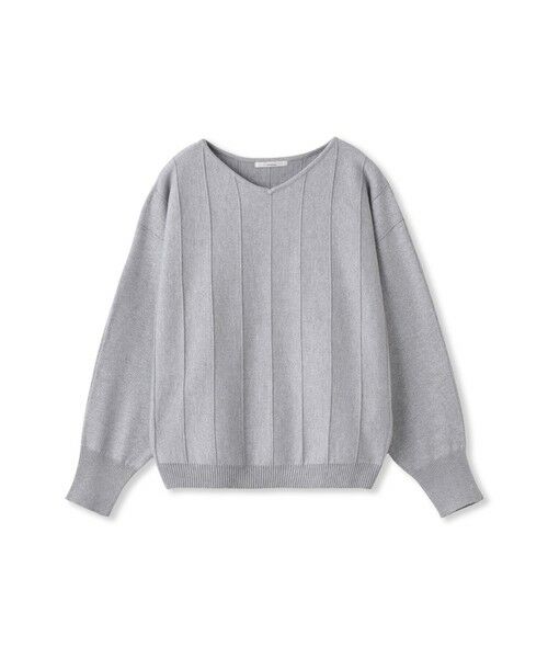 Droite lautreamont / ドロワットロートレアモン ニット・セーター | 【新色追加】ラメドルマンVネックニット≪手洗い可能≫ | 詳細24