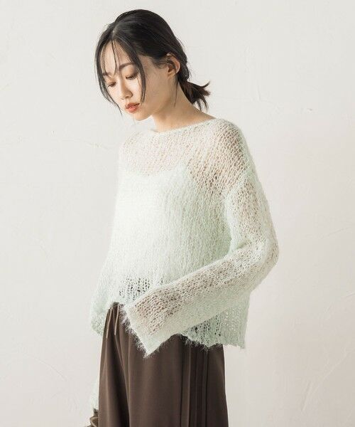 Droite lautreamont / ドロワットロートレアモン ニット・セーター | モールヤーンニット | 詳細4