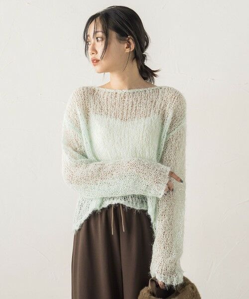 Droite lautreamont / ドロワットロートレアモン ニット・セーター | モールヤーンニット | 詳細5