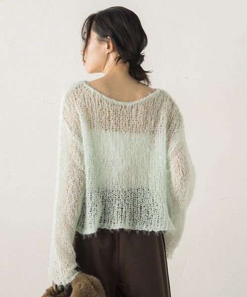 Droite lautreamont / ドロワットロートレアモン ニット・セーター | モールヤーンニット | 詳細6