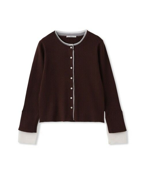 Droite lautreamont / ドロワットロートレアモン ニット・セーター | シアー切替えRIBニット≪手洗い可能≫ | 詳細24