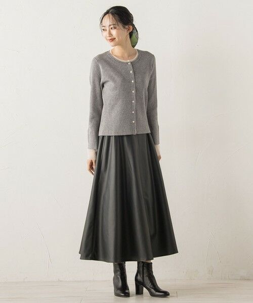 Droite lautreamont / ドロワットロートレアモン ニット・セーター | シアー切替えRIBニット≪手洗い可能≫ | 詳細27