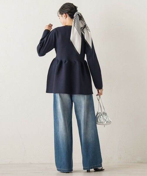 Droite lautreamont / ドロワットロートレアモン ニット・セーター | ペプラムカーディガンニット≪手洗い可能≫ | 詳細4