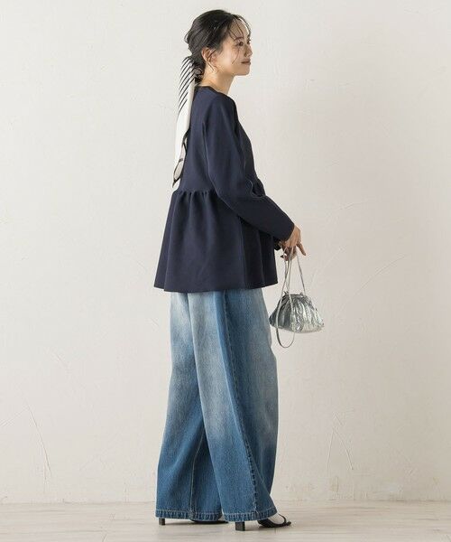 Droite lautreamont / ドロワットロートレアモン ニット・セーター | ペプラムカーディガンニット≪手洗い可能≫ | 詳細5