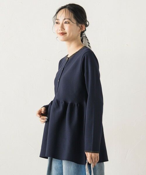 Droite lautreamont / ドロワットロートレアモン ニット・セーター | ペプラムカーディガンニット≪手洗い可能≫ | 詳細8