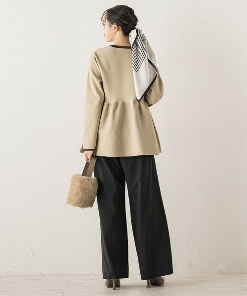 Droite lautreamont / ドロワットロートレアモン ニット・セーター | ペプラムカーディガンニット≪手洗い可能≫ | 詳細12