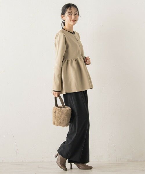 Droite lautreamont / ドロワットロートレアモン ニット・セーター | ペプラムカーディガンニット≪手洗い可能≫ | 詳細13