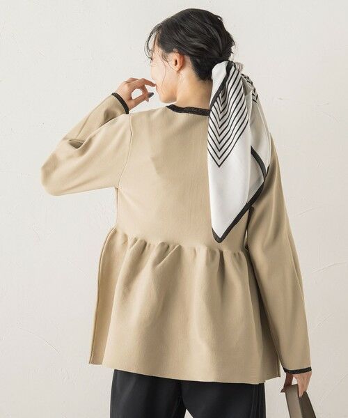 Droite lautreamont / ドロワットロートレアモン ニット・セーター | ペプラムカーディガンニット≪手洗い可能≫ | 詳細16