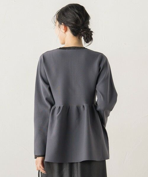 Droite lautreamont / ドロワットロートレアモン ニット・セーター | ペプラムカーディガンニット≪手洗い可能≫ | 詳細29