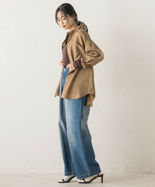 Droite lautreamont / ドロワットロートレアモン シャツ・ブラウス | フェイクスエードシャツ≪洗濯機で洗える≫ | 詳細9