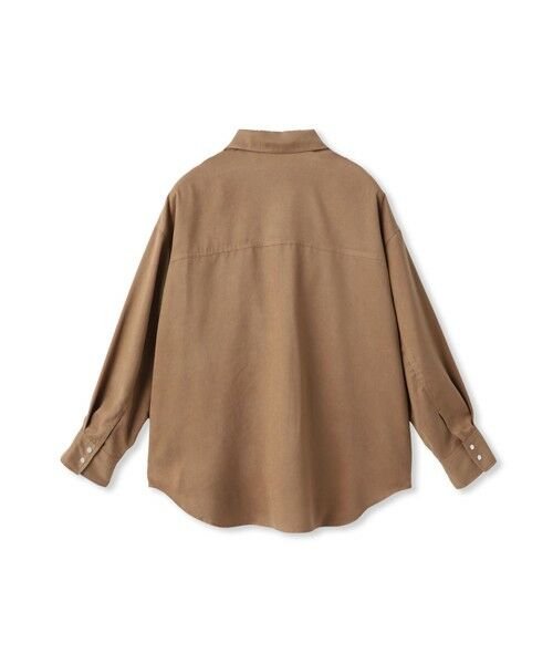 Droite lautreamont / ドロワットロートレアモン シャツ・ブラウス | フェイクスエードシャツ≪洗濯機で洗える≫ | 詳細14