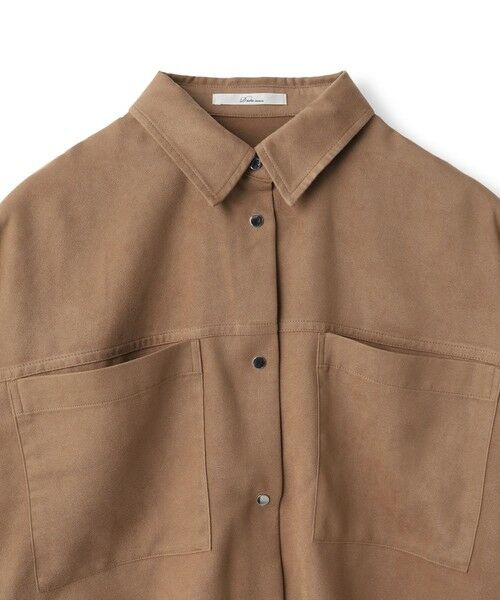 Droite lautreamont / ドロワットロートレアモン シャツ・ブラウス | フェイクスエードシャツ≪洗濯機で洗える≫ | 詳細15