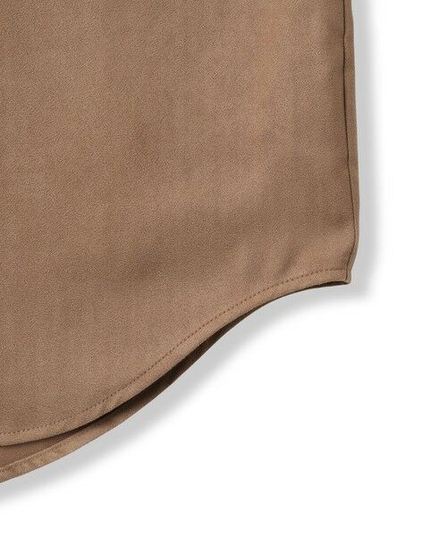 Droite lautreamont / ドロワットロートレアモン シャツ・ブラウス | フェイクスエードシャツ≪洗濯機で洗える≫ | 詳細17