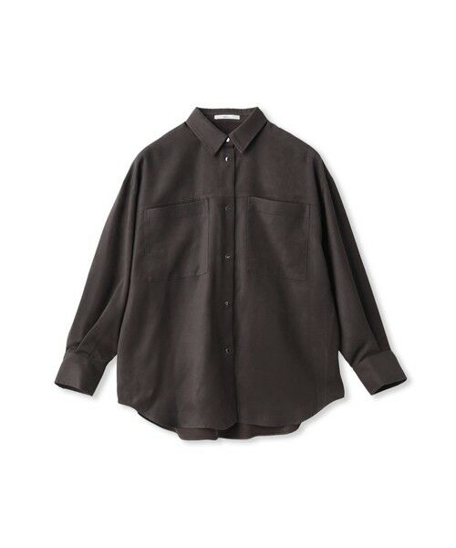 Droite lautreamont / ドロワットロートレアモン シャツ・ブラウス | フェイクスエードシャツ≪洗濯機で洗える≫ | 詳細26