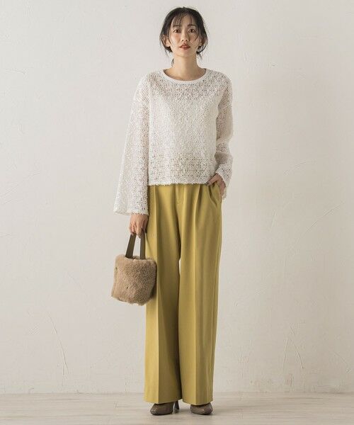 Droite lautreamont / ドロワットロートレアモン シャツ・ブラウス | フェザーチュールモールブラウス≪手洗い可能≫ | 詳細9