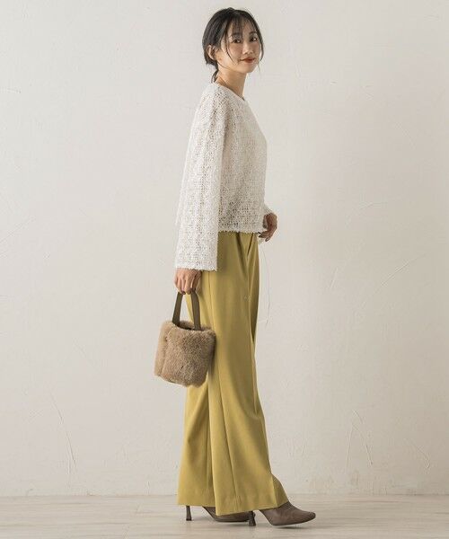 Droite lautreamont / ドロワットロートレアモン シャツ・ブラウス | フェザーチュールモールブラウス≪手洗い可能≫ | 詳細10