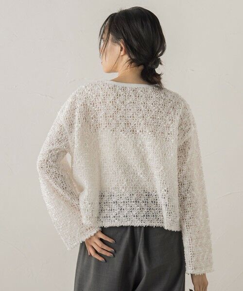 Droite lautreamont / ドロワットロートレアモン シャツ・ブラウス | フェザーチュールモールブラウス≪手洗い可能≫ | 詳細7