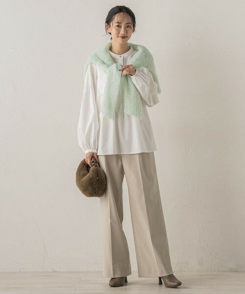 Droite lautreamont / ドロワットロートレアモン シャツ・ブラウス | TCタイプライターブラウス≪洗濯機で洗える≫ | 詳細1